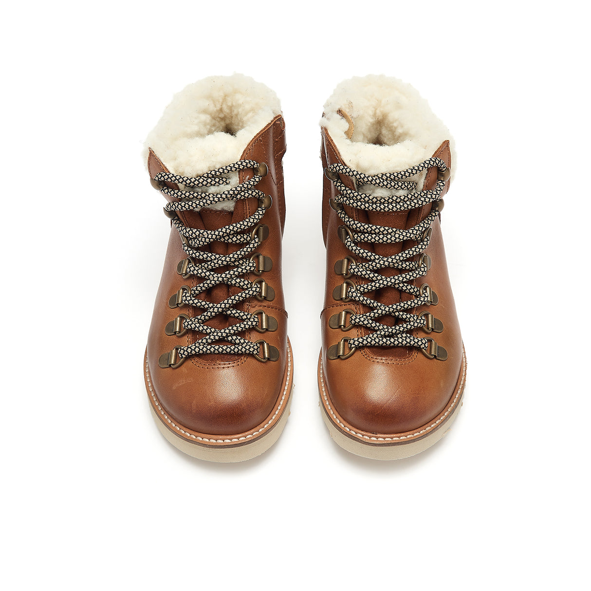 Young Soles Kids Eddie Wool Ankle-High Hiking Kids Boot