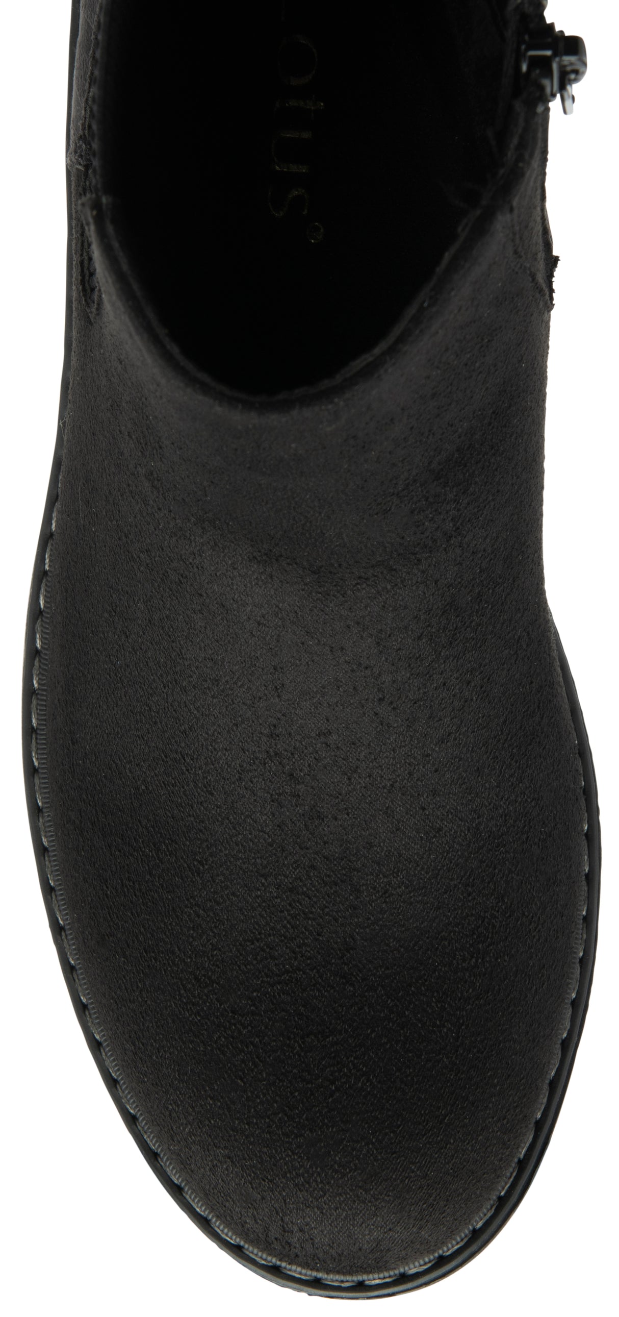 Lotus Black & Zebra-Print Prescott Ankle Boots