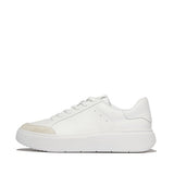 FitFlop RTG Leather/Suede Trainers - Urban White