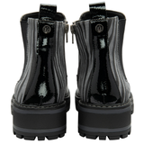Lotus Grey & Zebra-Print Prescott Ankle Boots