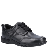 Hush Puppies Black Harvey Senior School Shoes