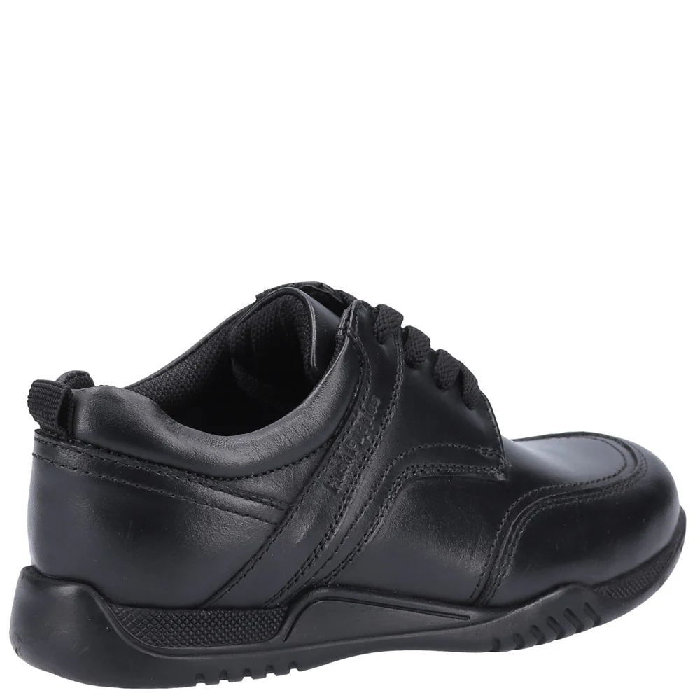 Hush Puppies Black Harvey Senior School Shoes