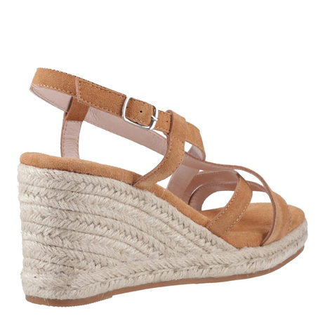 Hush Puppies Women Jenny Espadrille Wedge - Tan
