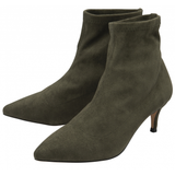 Ravel Madruga Pointed-Toe Sock Boots - Green