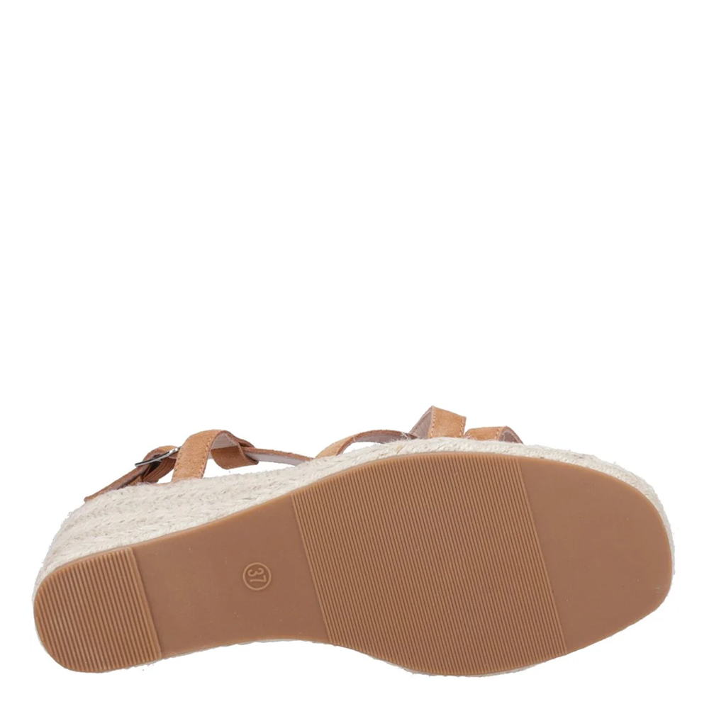 Hush Puppies Women Jenny Espadrille Wedge - Tan