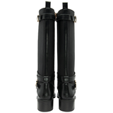 Lotus Black Freya Knee High Boots