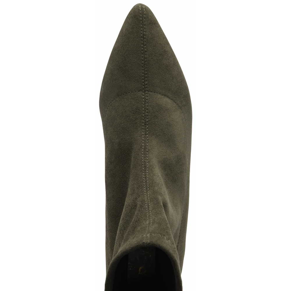 Ravel Madruga Pointed-Toe Sock Boots - Green