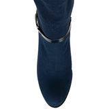Lotus Navy Harwin Heeled Knee High Boots