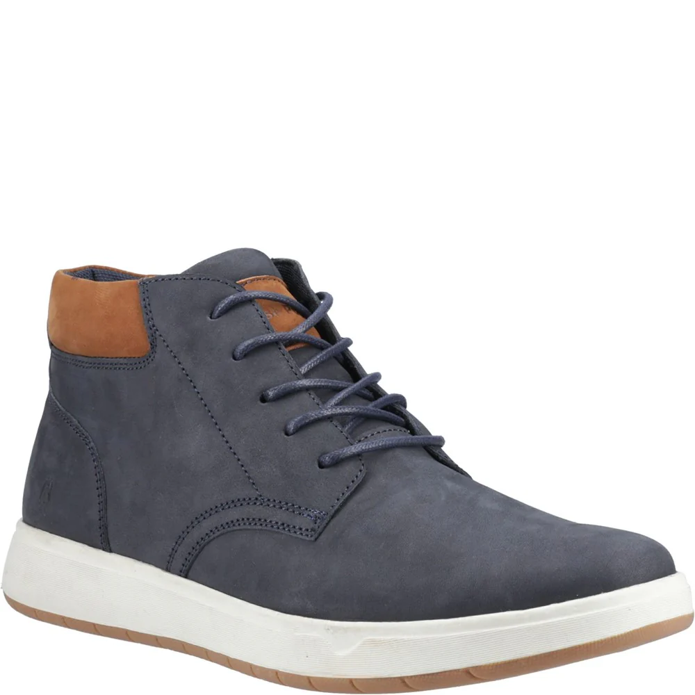 Hush Puppies Men Bronko Chukka Boots - Navy