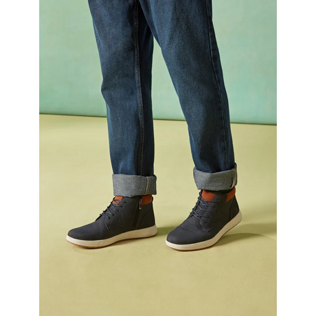 Hush Puppies Men Bronko Chukka Boots - Navy