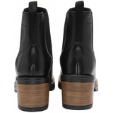 Ravel Leather Bray Pull-On Ankle Boots - Black