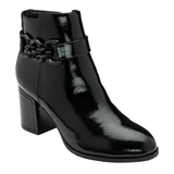Lotus Amarin Women Ankle Boots Black Patent