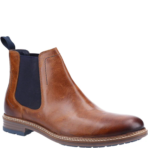Hush Puppies Men Justin Chelsea Boots - Tan