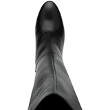Ravel Leather Bywell Heeled Knee High Boots - Black