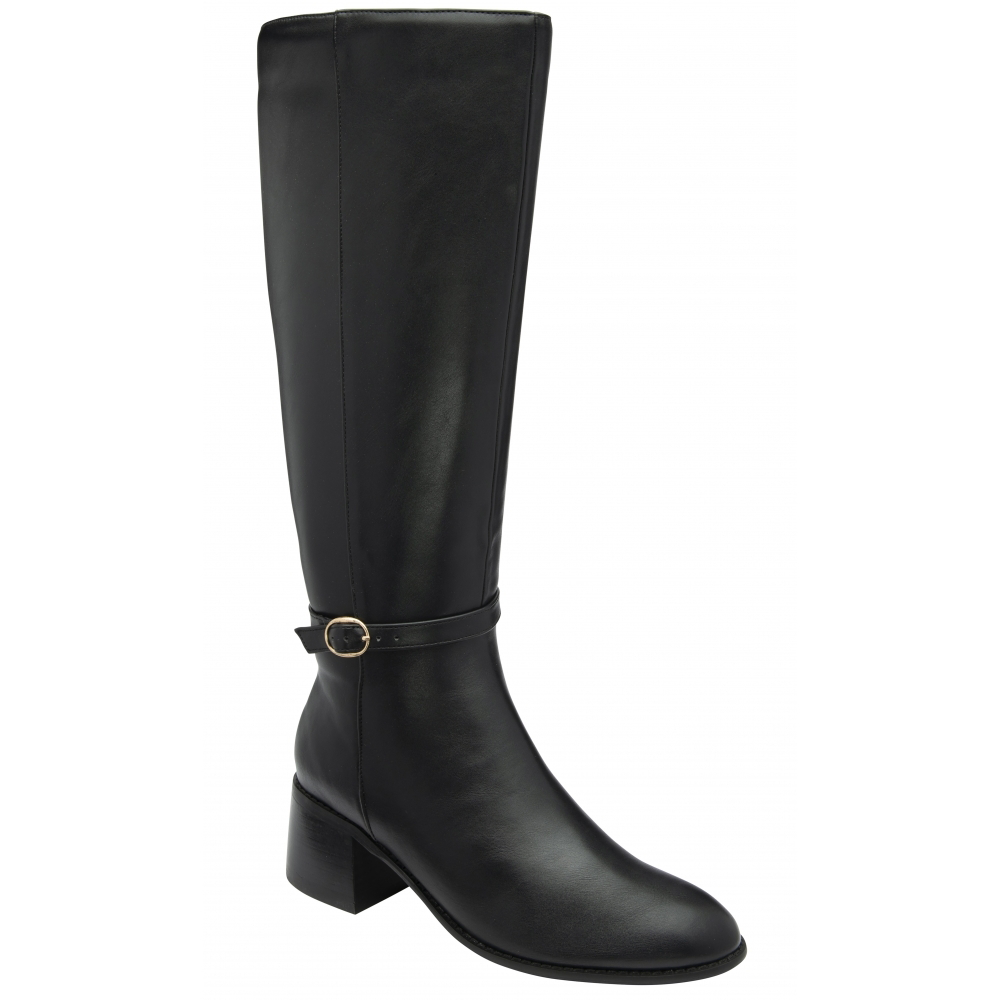 Ravel Chatton Zip-Up Knee High Boots - Black