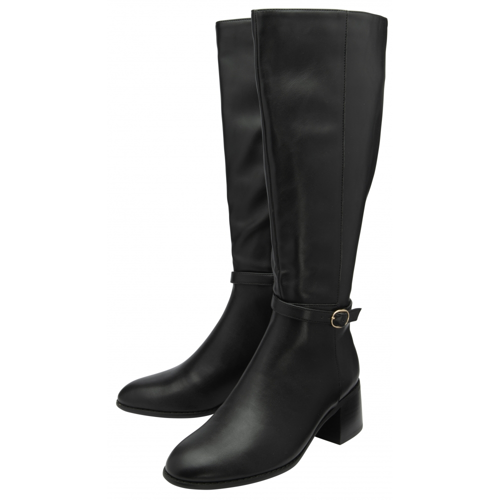 Ravel Chatton Zip-Up Knee High Boots - Black
