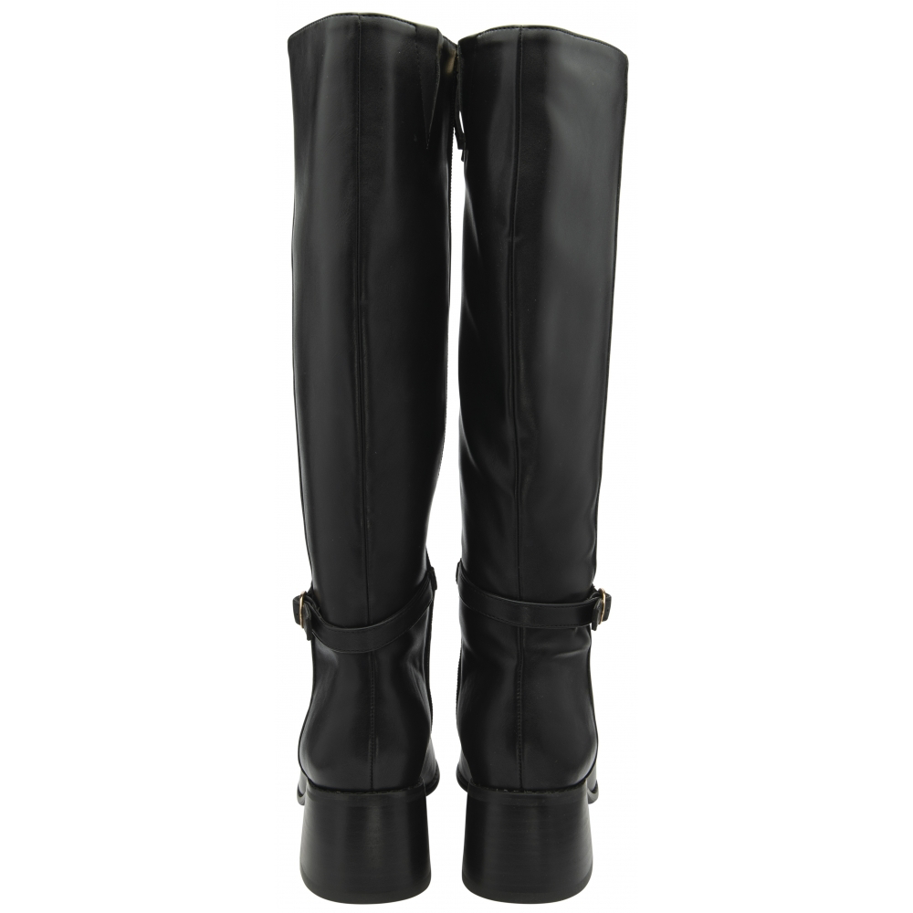 Ravel Chatton Zip-Up Knee High Boots - Black