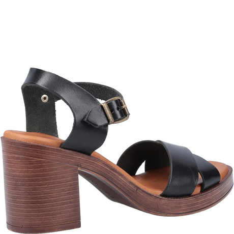 Hush Puppies Women Georgia Sandals - Black/Tan