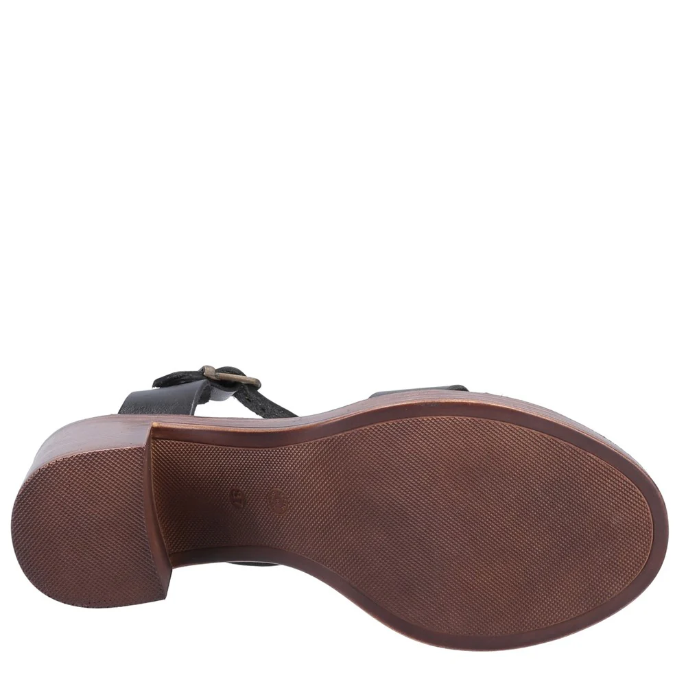 Hush Puppies Women Georgia Sandals - Black/Tan