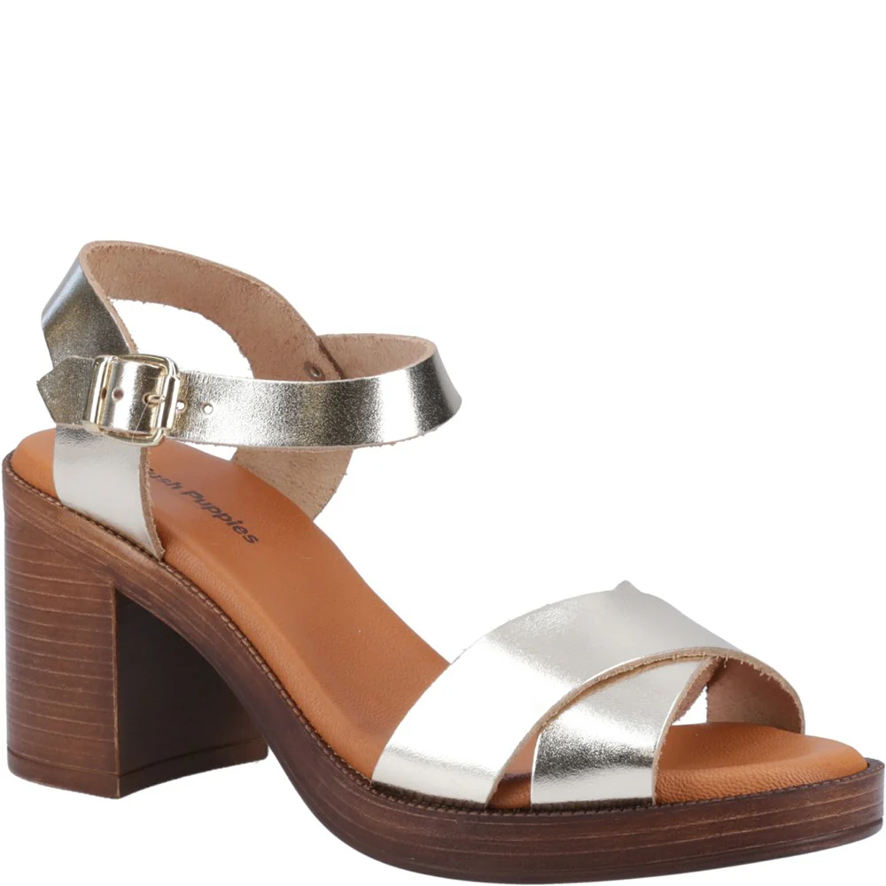 Hush Puppies Women Georgia Sandals - Gold