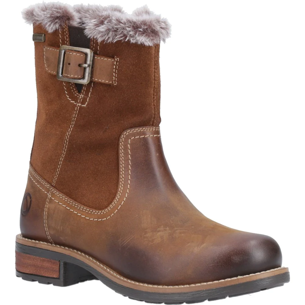 Cotswold Women Kemerton Ankle Boots - Tan