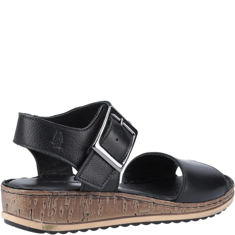 Hush Puppies Women Ellie Wide Fit Sandals - Black