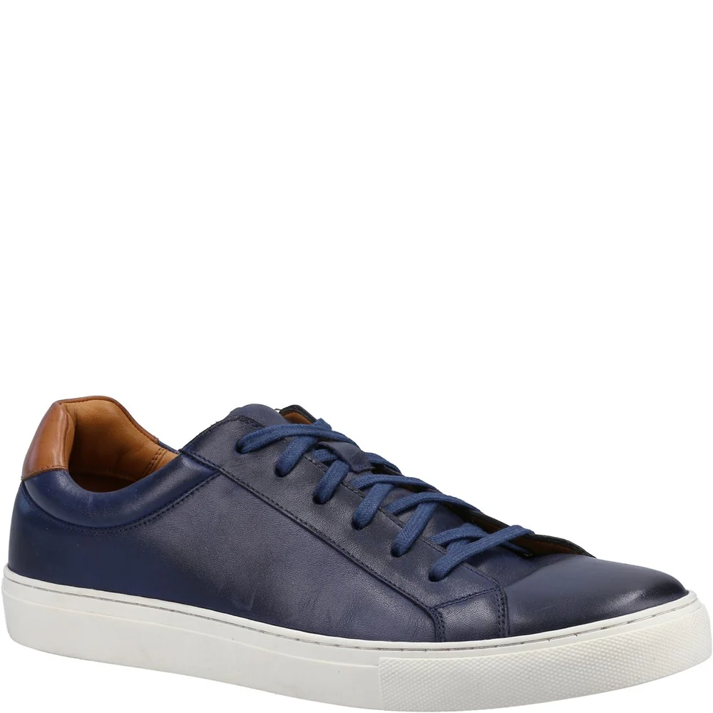 Hush Puppies Men Colton Cupsole Trainers - Navy