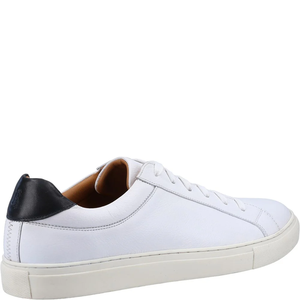 Hush Puppies Men Colton Cupsole Trainers - White