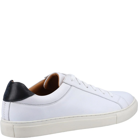 Hush Puppies Men Colton Cupsole Trainers - White
