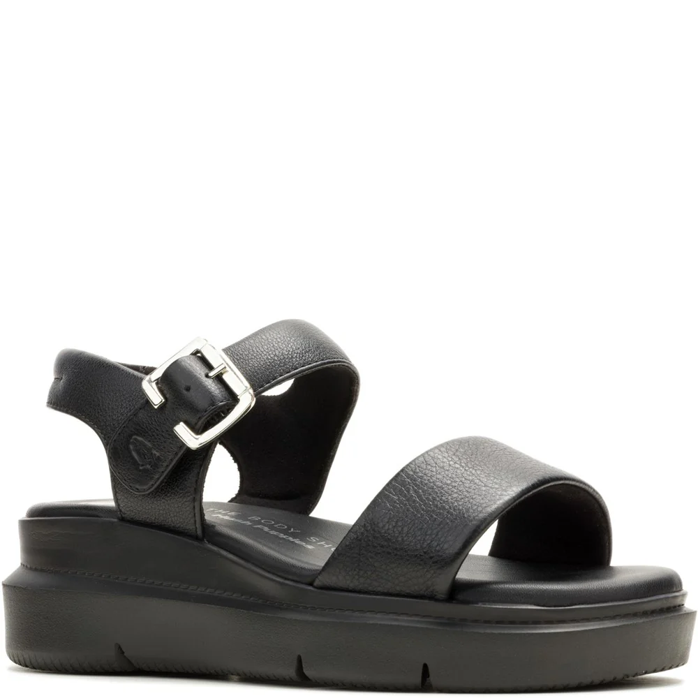 Hush Puppies Women Uplift Quarter Strap Sandals - Black
