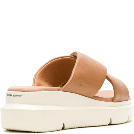Hush Puppies Women Uplift Crossover Slides - Tan
