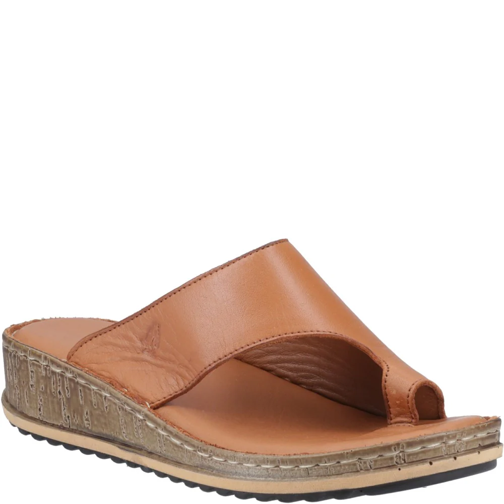 Hush Puppies Women Elissa Toepost Sandals - Tan