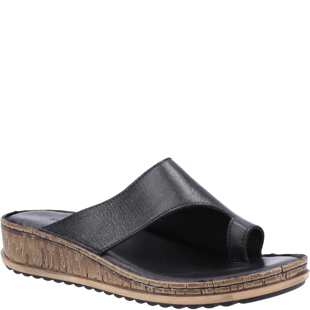 Hush Puppies Women Elissa Toepost Sandals - Black