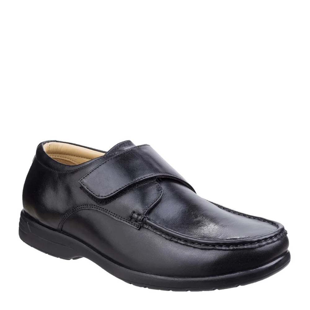Fleet & Foster Men Fred Dual Fit Moccasin - Black