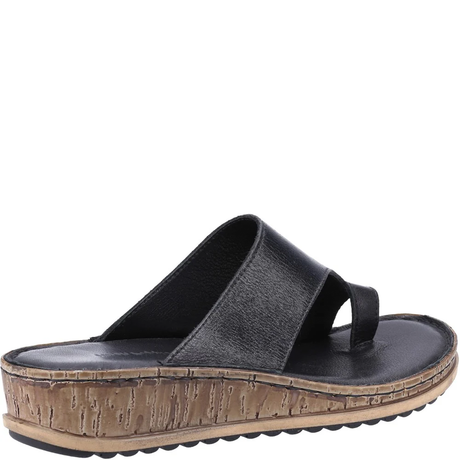 Hush Puppies Women Elissa Toepost Sandals - Black