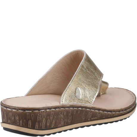 Hush Puppies Women Elissa Toepost Sandals - Gold