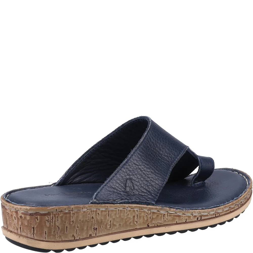 Hush Puppies Women Elissa Toepost Sandals - Navy