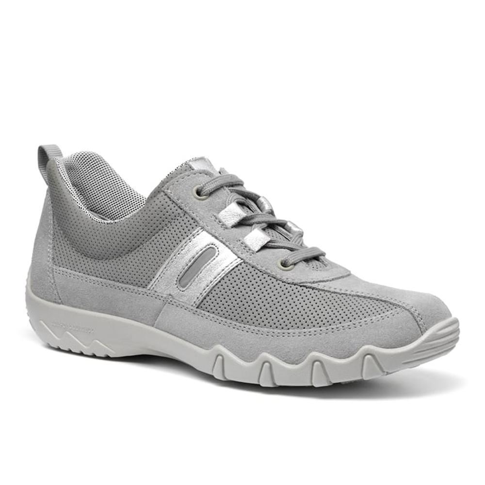 Hotter Women Leanne II Trainers - Shell Grey