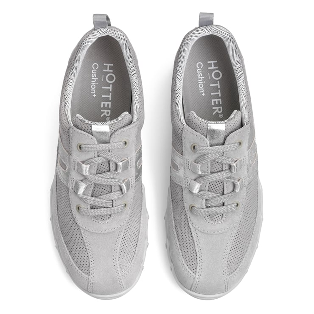 Hotter Women Leanne II Trainers - Shell Grey