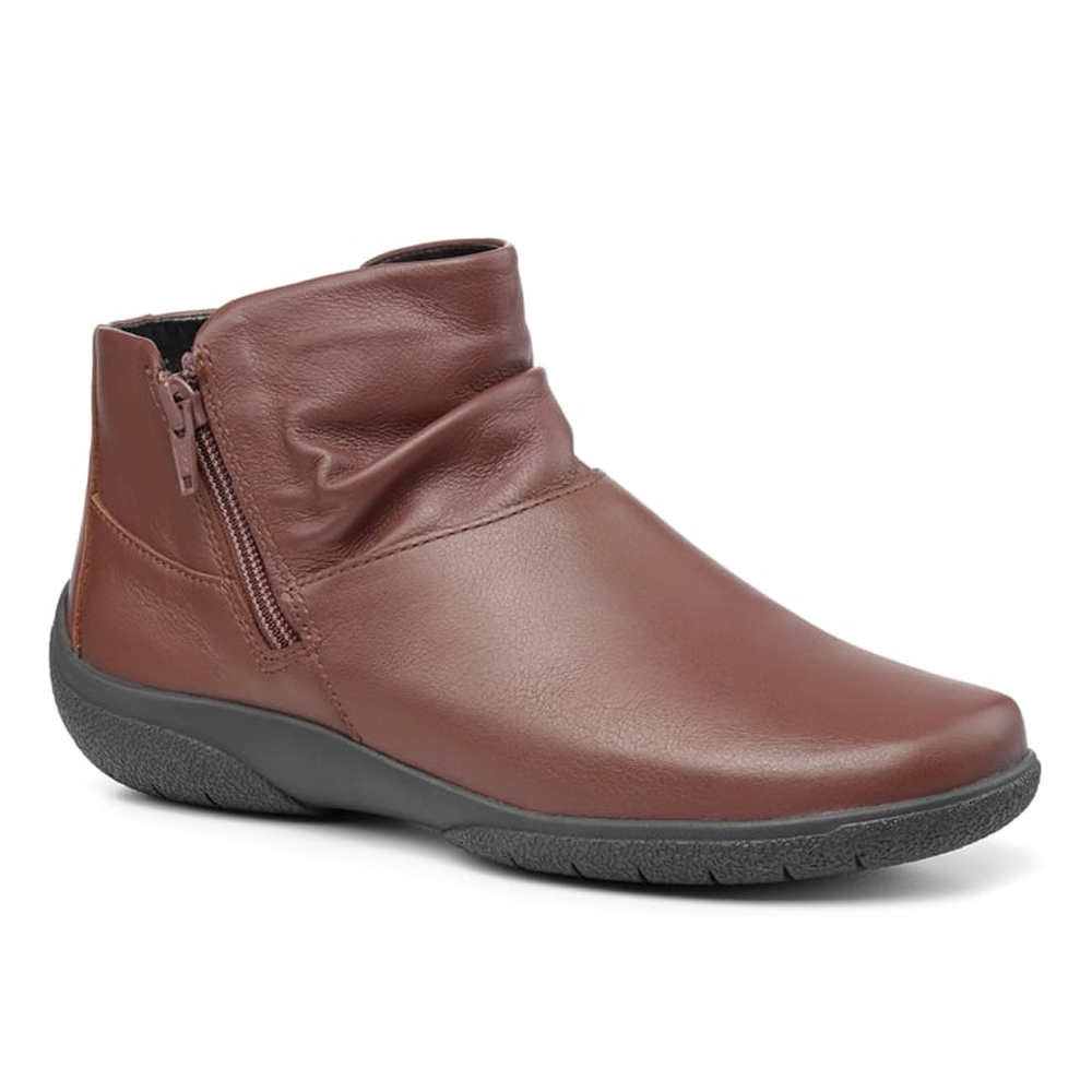 Hotter Women Murmur Boots - Walnut