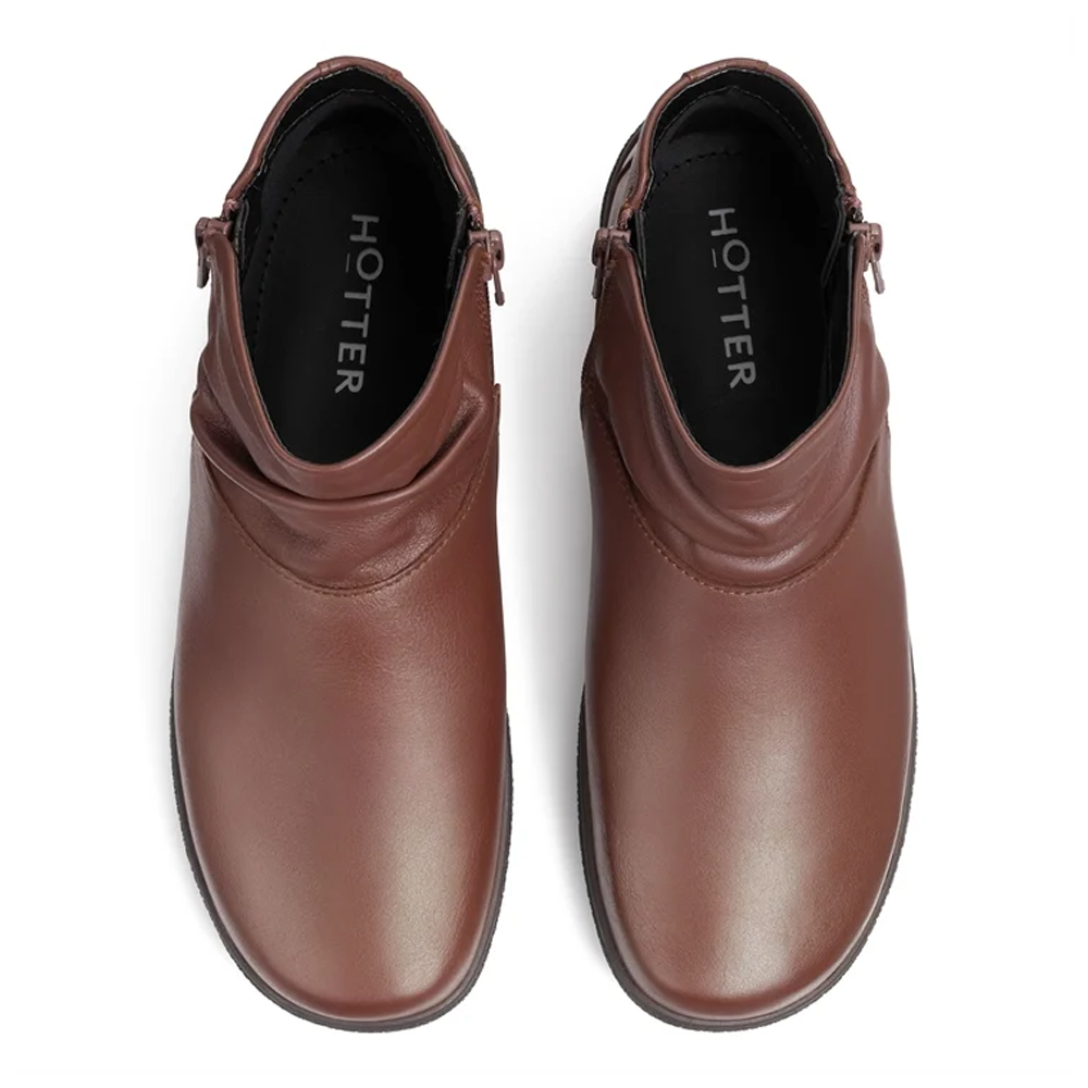 Hotter Women Murmur Boots - Walnut