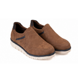 Cushion Walk Men's Lightweight Comfort Slip-On Shoes – Tan