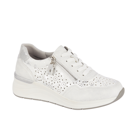 Essential Comfort Zip Trainers – White