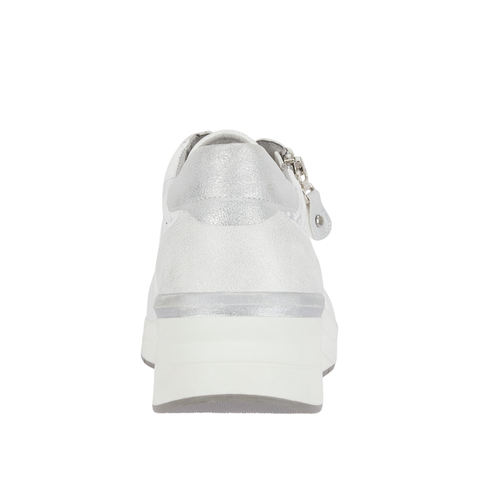 Essential Comfort Zip Trainers – White