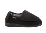 Sandpiper Walter Men’s Extra-Wide Fold-Flat Slipper - Black