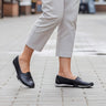 Laser Cut Faux Leather Pumps