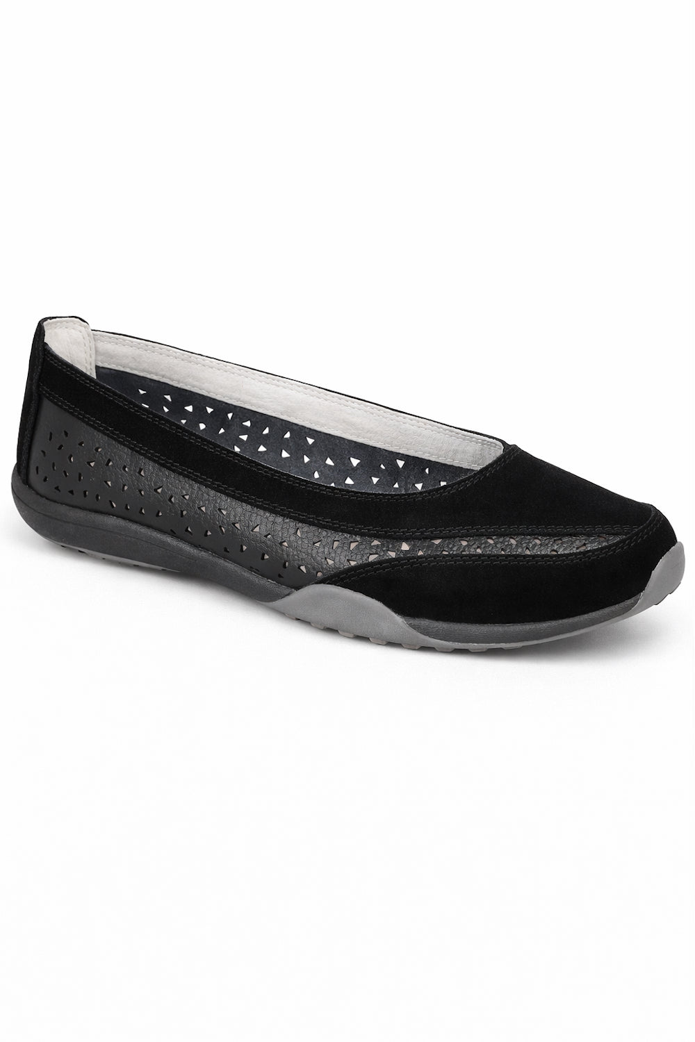 Perforated Slip On Comfort Shoe