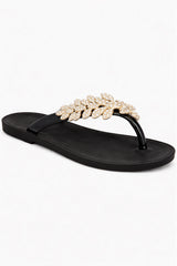 Embellished Toe Post Flat Sandal
