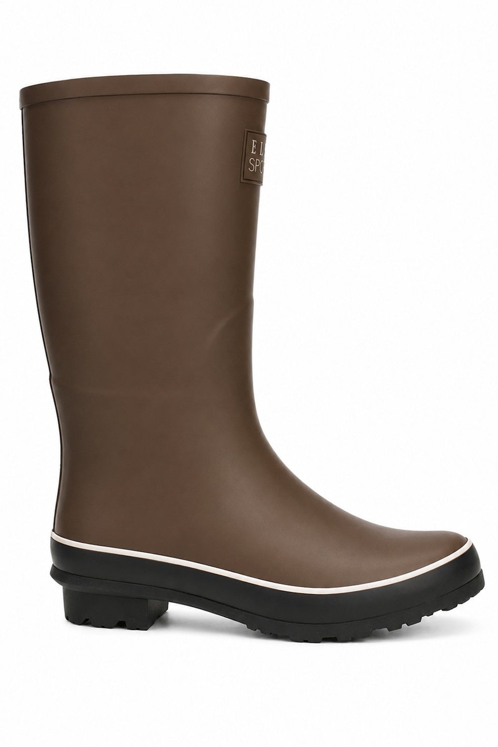 Elle Sport Contrast Trim Tall Wellington Boots