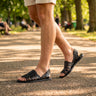 Leather Slingback Sandals